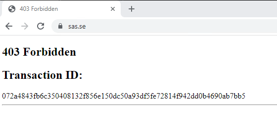 acidflash's tweet photo. @SAS Hur kommer man i kontakt mer er för tekniska frågor, våra kunder på Åland kan inte surfa till eran hemsida varken https://t.co/Nu4GEoD4Nf eller https://t.co/cMDfbEK8XK fungerar. Verkar som era GEOIP tjänster har fått spel https://t.co/2lXP7SBEHD