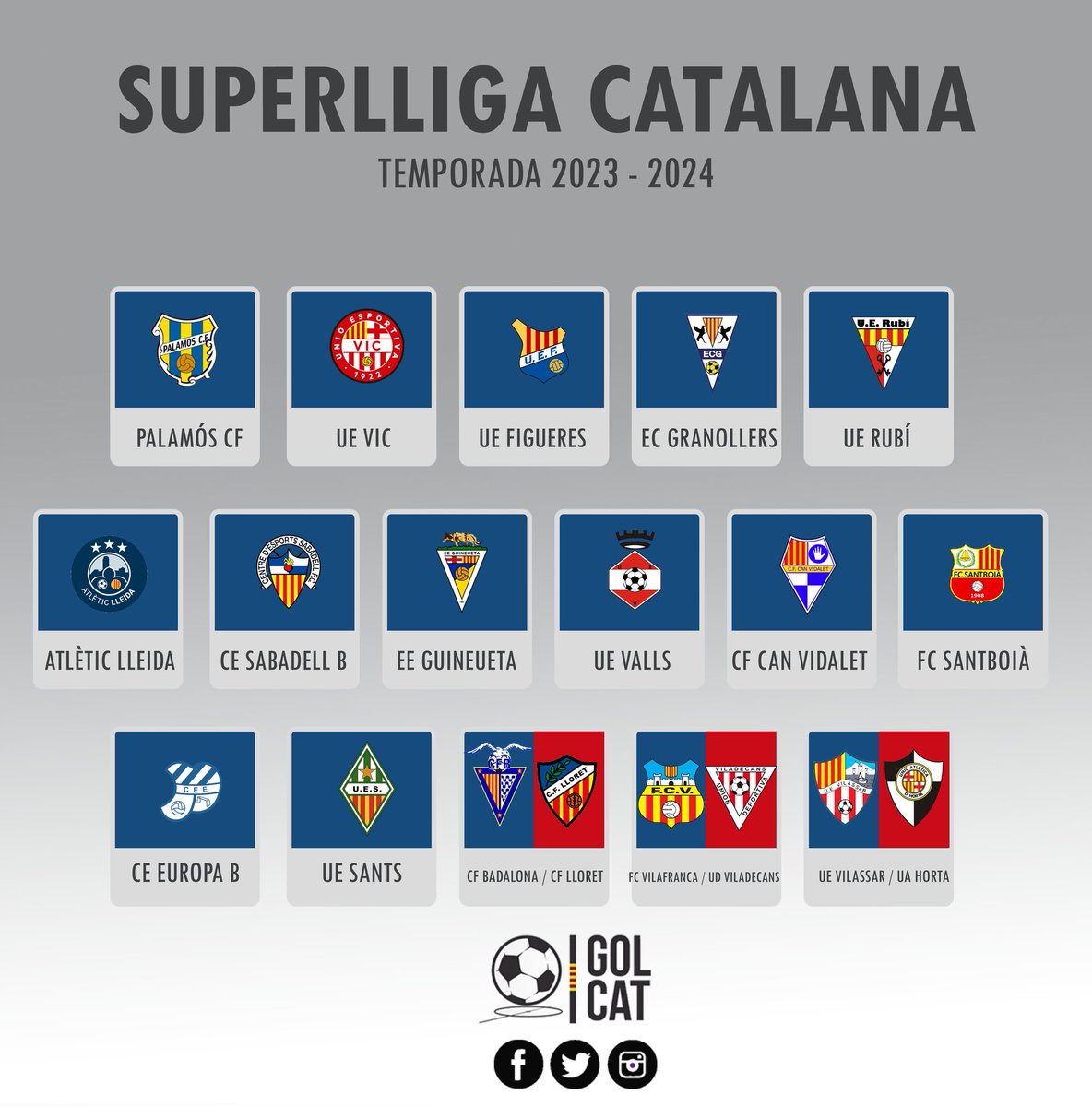 Quina meravella la 𝐒𝐔𝐏𝐄𝐑𝐋𝐋𝐈𝐆𝐀 Catalana 2023 - 2024 🥹

#1cat1 #1cat2 #1cat3 #futbolcat #SuperlligaCatalana