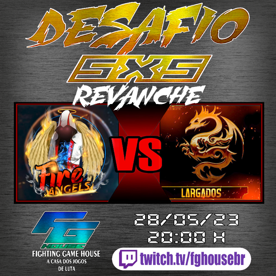fghousebr's tweet photo. A @FireAngelsFGC pediu e a @LargadosM aceitou, bora de REVANCHE no Desafio 5X5
Neste domingo as 20h, com transmissão em
https://t.co/PfZ4qKwoQS
E não se esqueçam, participem das lives, apoiem a FGH com subs ou bits e concorram a um XBOX SERIES S, que será sorteado no dia 25/12/23 https://t.co/8oEvysOutP