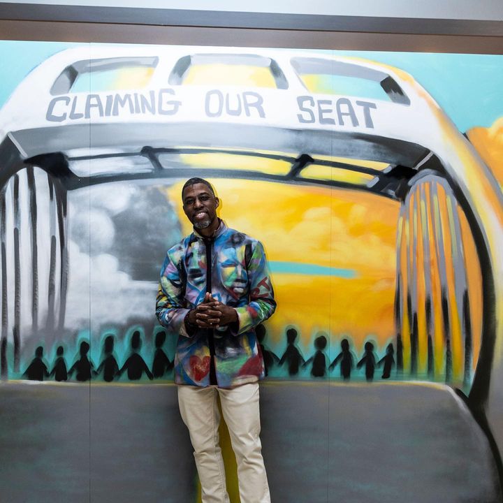 We are so grateful to Suliman Onque and the amazing mural he created for the #VotingPowerExperience museum! 

Together we are inspiring #VotersofNewark to take action this June 6th and vote in the New Jersey primary election: projectreadynj.org/vote/

#NJPrimaries #NJPolitics