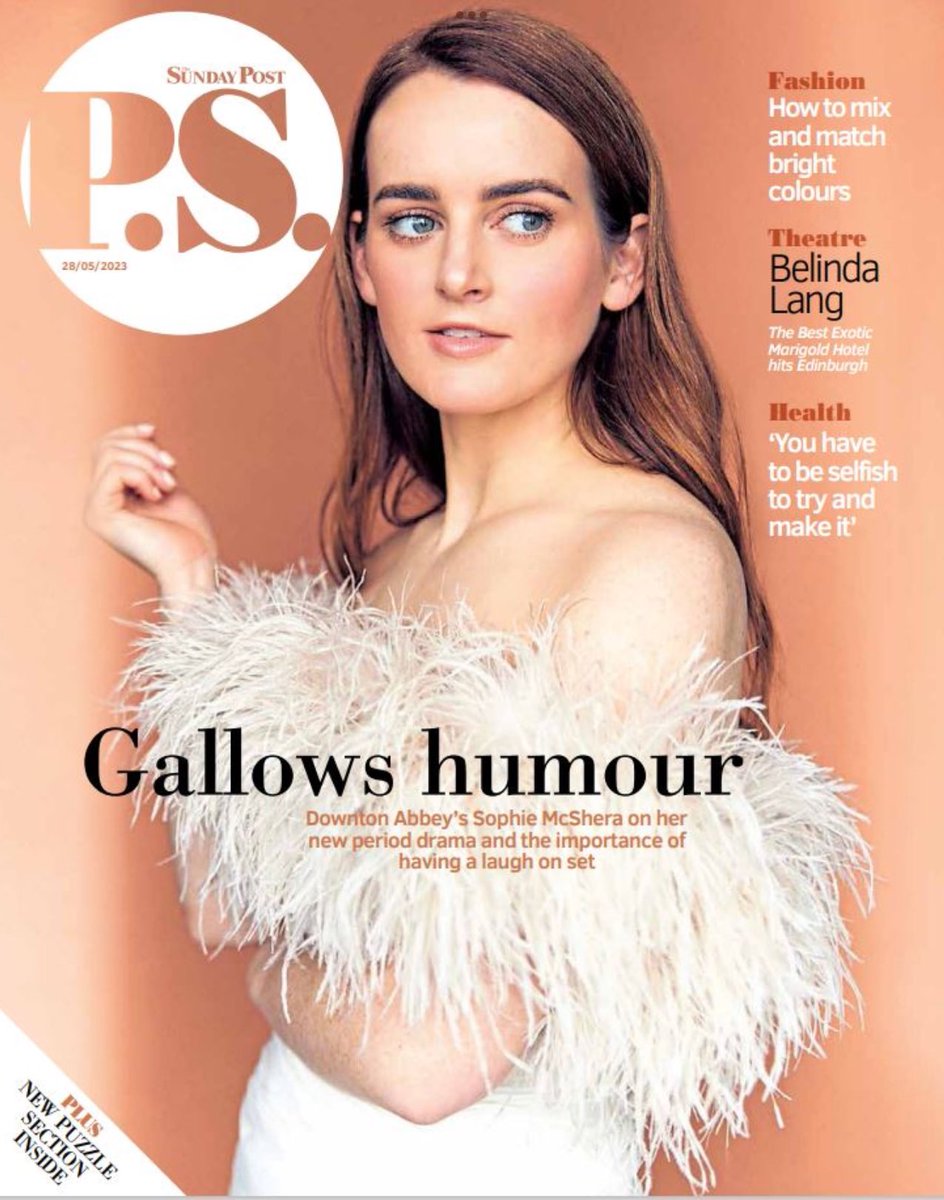 Here is Sunday’s front page from the: 

#SundayPost Magazine 

#TomorrowsPapersToday #buyanewspaper #newspapers #stayinformed #currentevents #readallaboutit #news #journalism #dailynews

Interview with actress #SophieMcShera