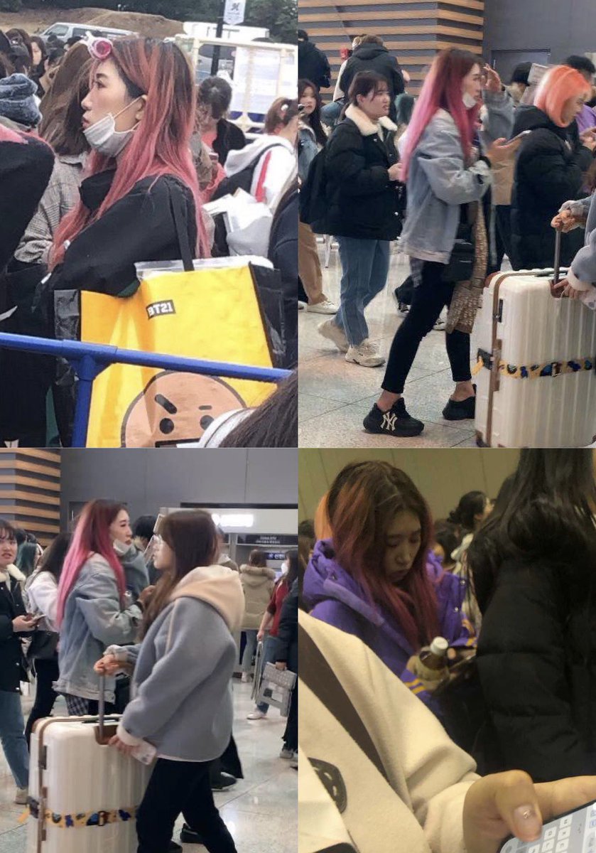armyexpose_'s tweet photo. Venka is in Jakarta now and seems close/at barricade again, she’s continuing to post videos despite the talks about her through all social media platforms. Photos taken by other armys that have seen her, seems to have dyed her hair pink red ish https://t.co/2TZ8PoxQw9