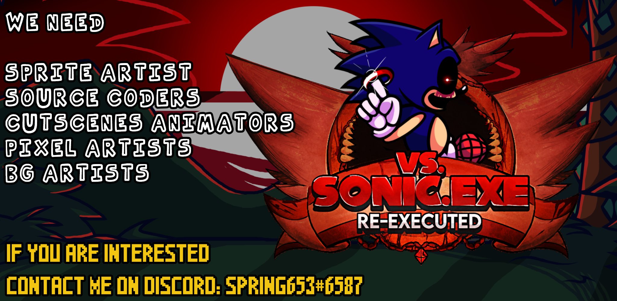 Vs Sonic.EXE: RE-EXECUTED by Spring653 - Game Jolt