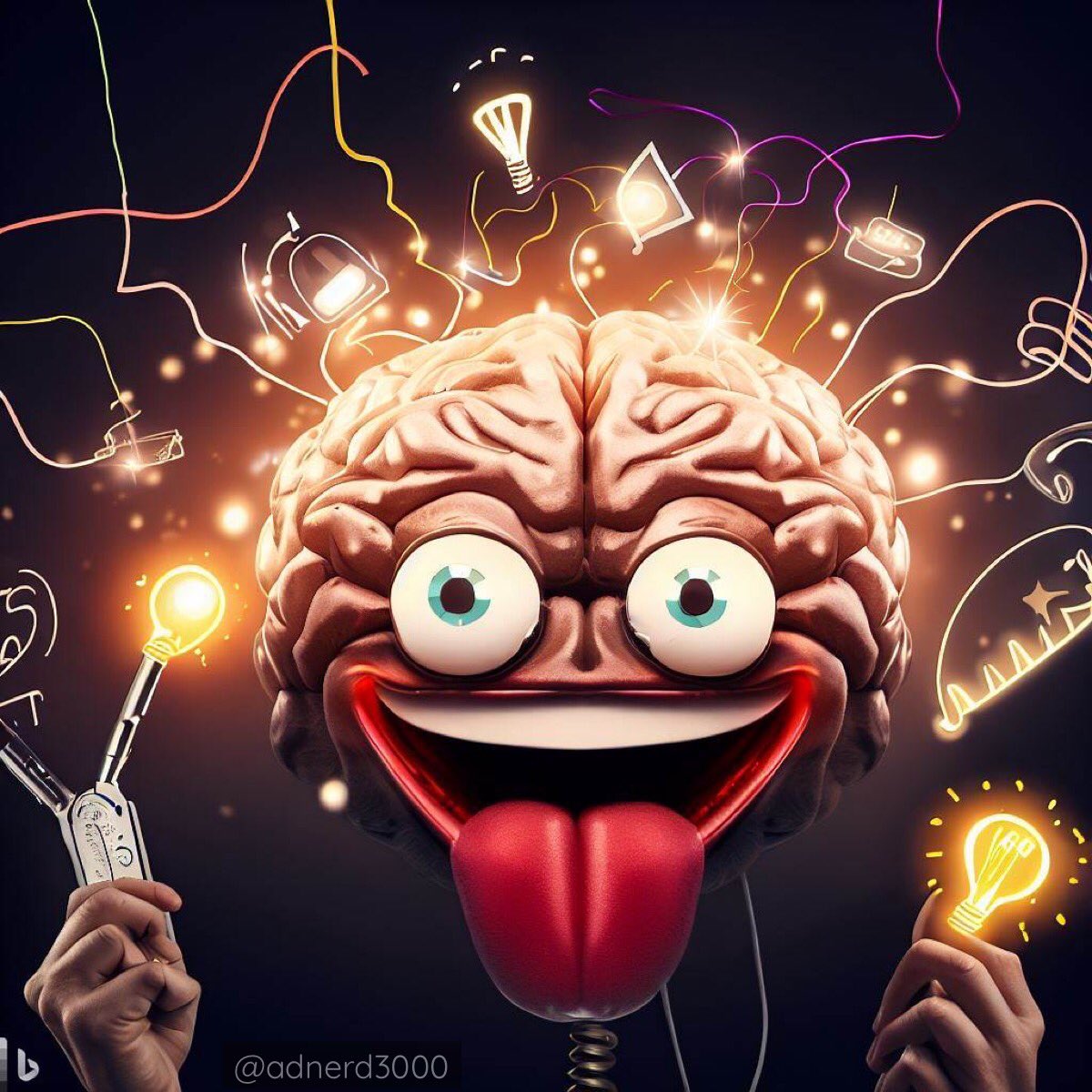 adnerd3000's tweet image. Our brains are so silly lol. 

We can just think thoughts and visualize scenarios and the dummies will actually create neural pathways out of thin air that both problem-solve for us AND fill us with bursts of confidence and excitement and fulfillment.

Such losers 😝

#adnerd
