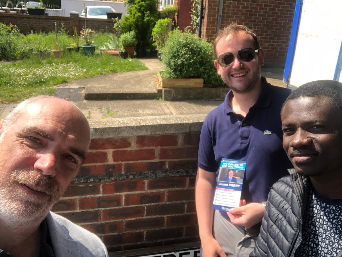 CroydonTories's tweet photo. Good response on the doors for the Croydon Conservatives teams today! Residents feel progress has been made by @JasonForCroydon’s administration. https://t.co/qh3P2QvbK7