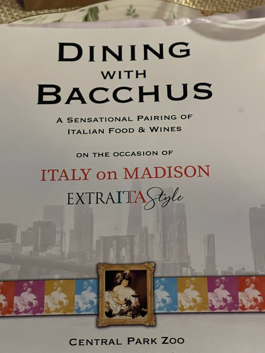 deedeegop's tweet photo. Dining with Bacchus event at the Central Park Zoo ! Promoting Sorvino Vino & enjoying fine food and fashion. #NYC #diningwithbacchus #sorvinovinowines #drinkswithdeedee https://t.co/jNGlgnMUSW