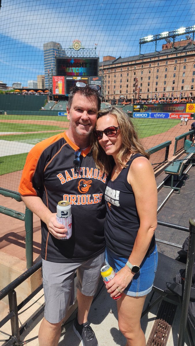 BradStickler's tweet photo. Great day for a baseball game!!  Let's go @Orioles https://t.co/fEmskcGGmC