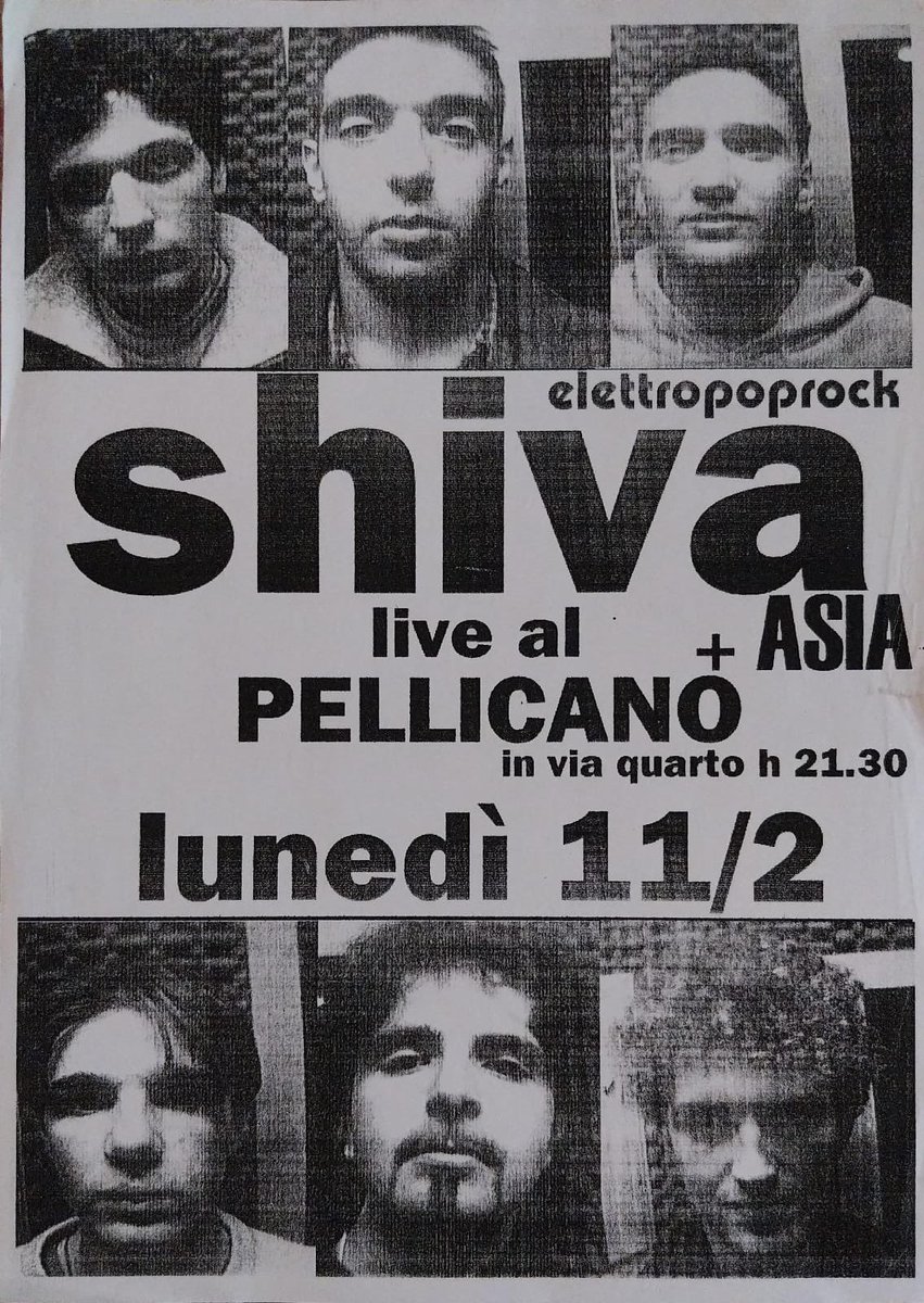 MetaErmal's tweet photo. Per quel concerto avevamo preparato anche una cover dei Limp Bizkit che aveva una parte in cui avrei dovuto rappare. Non volevo rischiarla, ma il talentuoso Giuseppe, il bassista, quello in alto a destra, insistette e alla fine la facemmo. Giuseppe era più piccolo di noi, ma aveva idee molto chiare. Era davvero bravo. Quella sera la buttammo un po’ in caciara, ma andò bene. Ci divertimmo parecchi. Luca, il batterista, quello in basso a sinistra, quando suonava ogni tanto urlava di gioia, così tanto da farsi sentire dal pubblico che ogni volta rideva. Maurizio, quello accanto a me, il tastierista che ci aveva preso sotto la sua ala istruita (credo fosse l’unico di noi a studiare musica) gli diceva di non urlare, specie nelle canzoni lente, ma Luca non ci riusciva. Robertone, quello in basso al centro, il chitarrista solista, teneva su il suono della della band a suon di riff e buon umore. Non come Roberto, quello in basso a destra che scriveva canzoni tristi e rompeva sempre la corda del sol. Suonava teso forse oppure odiava il sol, non lo capimmo mai. Io e Roberto ci conoscemmo sull’autobus tornando da scuola. Diventammo subito amici. Un giorno bigiammo per andare al parco Due Giugno. Qualcuno aveva una chitarra classica e lui la chiese in prestito.  Suonò una bellissima canzone, ma la cantò di merda. Quel giorno scoprii che lui suonava e lui scoprì che io cantavo. “Facciamo una band?” gli dissi. “Certo!” mi rispose lui. Cercammo e alla fine trovammo. Roberto divenne mio fratello, ma credo che lo fosse sempre stato. È stato lui a mandarmi questa locandina. Risale a più di vent’anni fa.