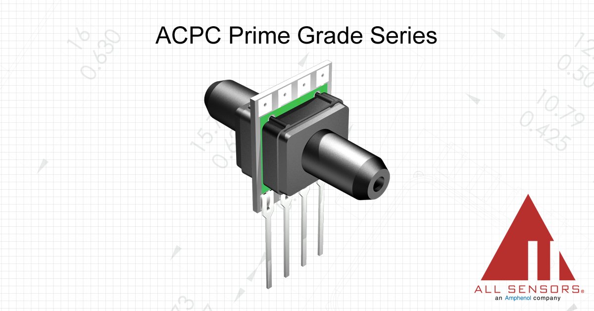 AllSensors's tweet image. All Sensor's ACPC Series PRIME GRADE pressure sensor has the highest accuracy version of all our millivolt output pressure sensors. Buy that power today: hubs.ly/Q01RbX4C0