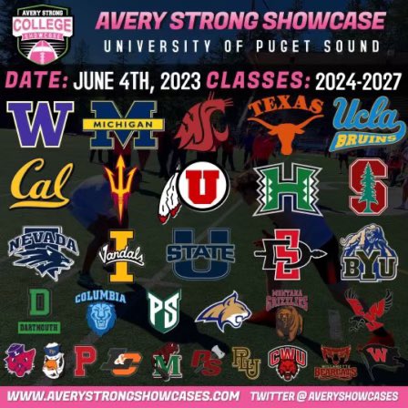 I will be competing in Washington in the Avery Strong Showcase! @AveryShowcases @TaylorBarton12 @Ryan_Clary_ @BrandonHuffman @nighthawksca @Coach_Frank82 @GregBiggins @ChrisWardOL @OLuFootball @Rivals @One11Recruiting