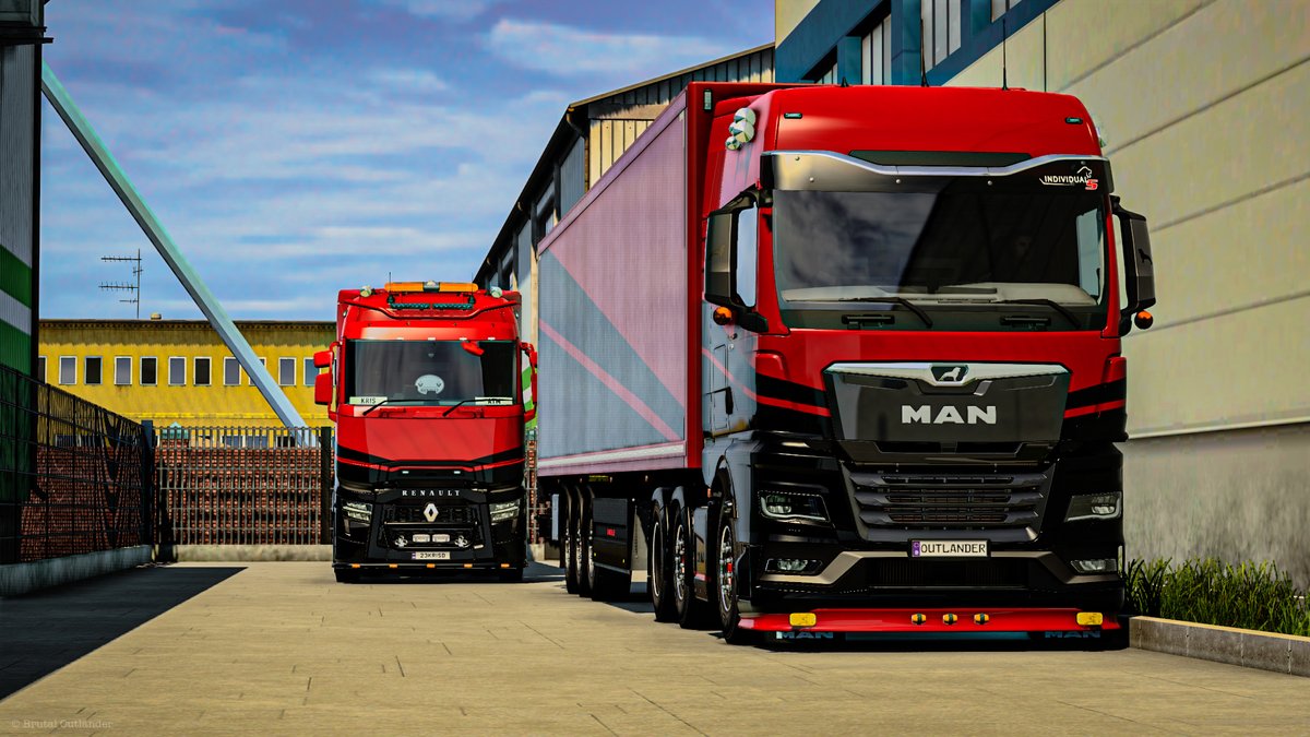 BrutalOutlander's tweet photo. First convoy with my new MAN

@SCSsoftware #ETS2 @ATMVTC https://t.co/2oKtxJ3Vsf
