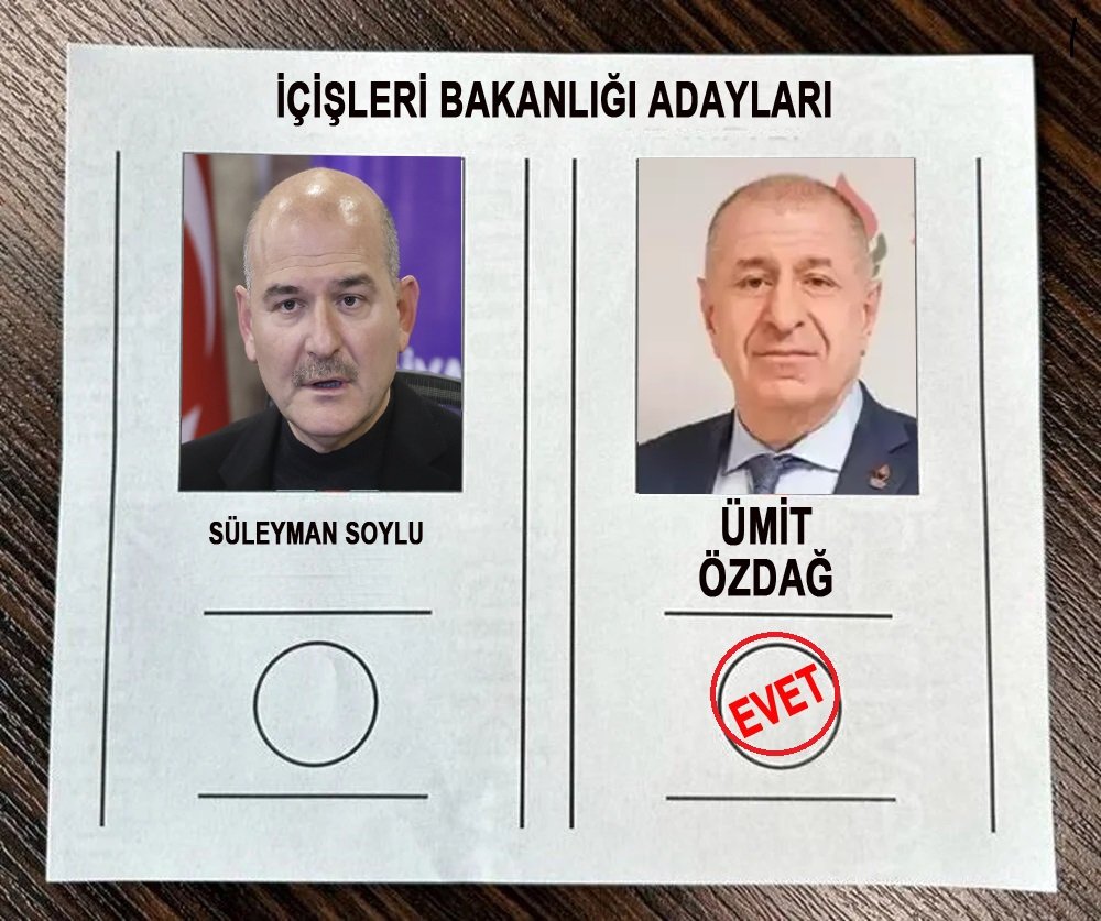 Bir güvenlik makalesi okumayan Soylu'yu değil, Milli Güvenlik uzmanı olan
#SeniİçişleriBakanıYapacağız