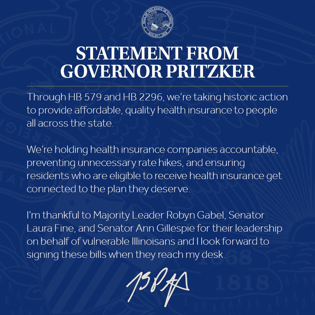 Governor JB Pritzker (@govpritzker) on Twitter photo 