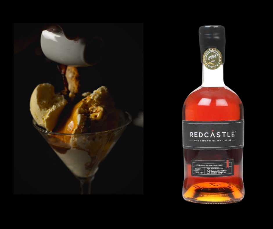 Raise you Affogato to the next level by adding a generous drizzle of our multi award winning Redcastle Cold Brew Coffee Rum Liqueur. It won a gold medal at the Rum &amp; Cachaça awards. Discover it here: redcastlegin.co.uk/shop/ols/produ… Sign up to our newsletter for 10% off your 1st order.