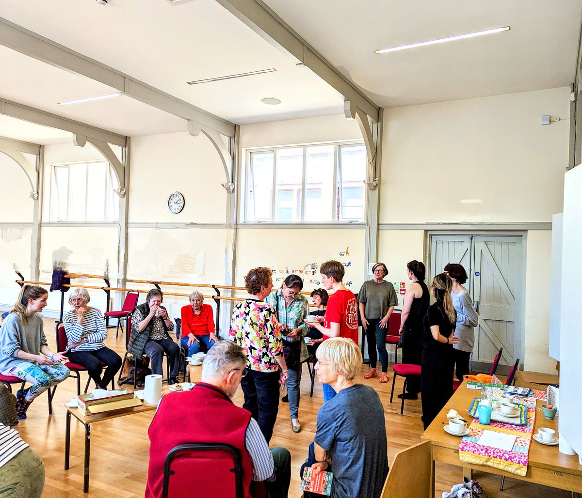 A most lovely MiW #dancev& #movement class + social gathering was had today!! Thanks all! Happy #BankHolidayWeekend ! #charity #parkinsons #Mobility #INCLUSIVE #lovewhatwedo