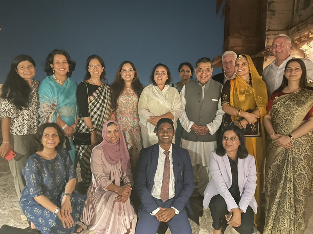 Women & girls are at the heart of our international strategy 🌏   Great to hear from emerging women leaders on their contributions to education and gender equality. @UKinAhmedabad