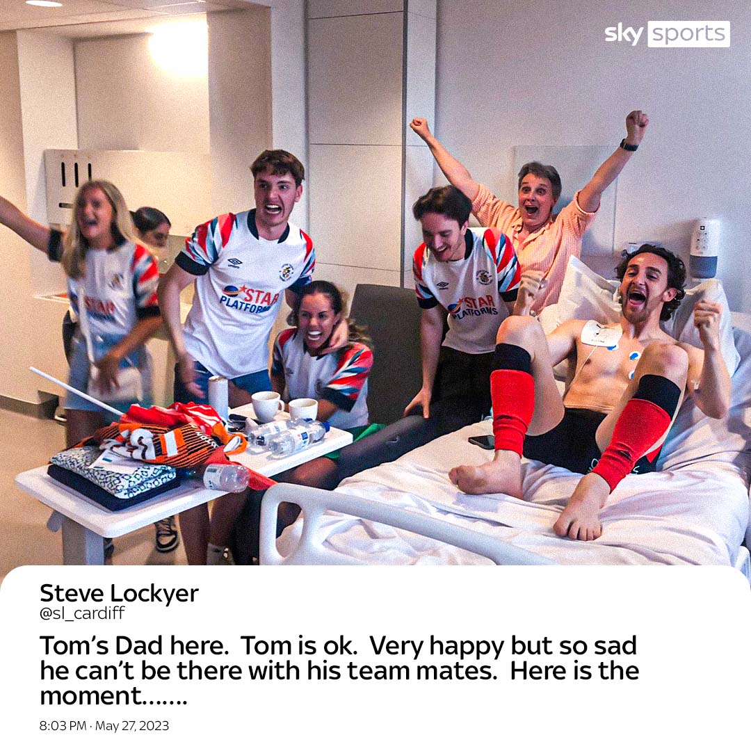 SkyFootball's tweet photo. Get well soon, Tom Lockyer 💪 https://t.co/rbhvbfC2Xn