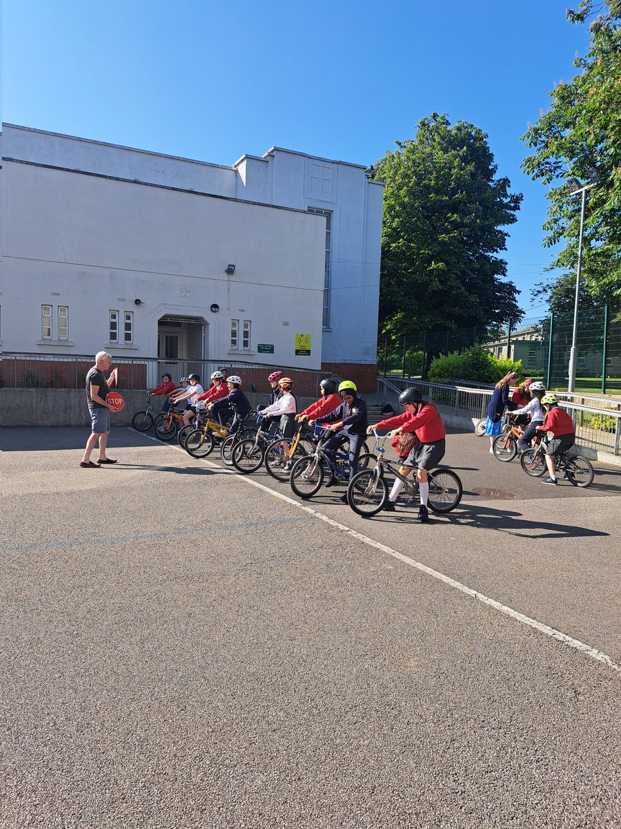 Our 5th classes are really enjoying their Cycle Right sessions with their wonderful trainers. <a href="/CyclingIreland/">Cycling Ireland</a>