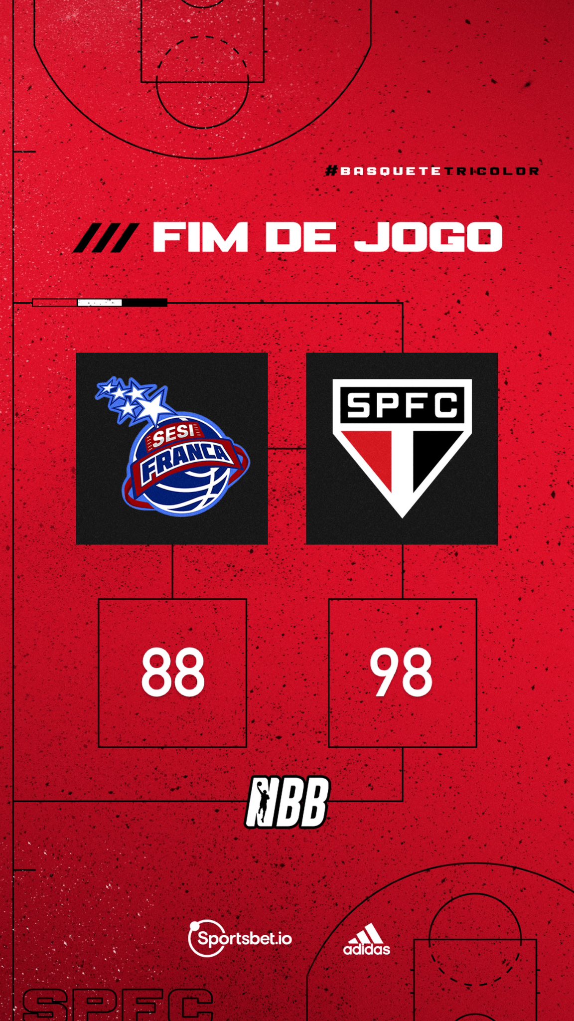 No Uruguai, Basquete Tricolor vence o Nacional - SPFC