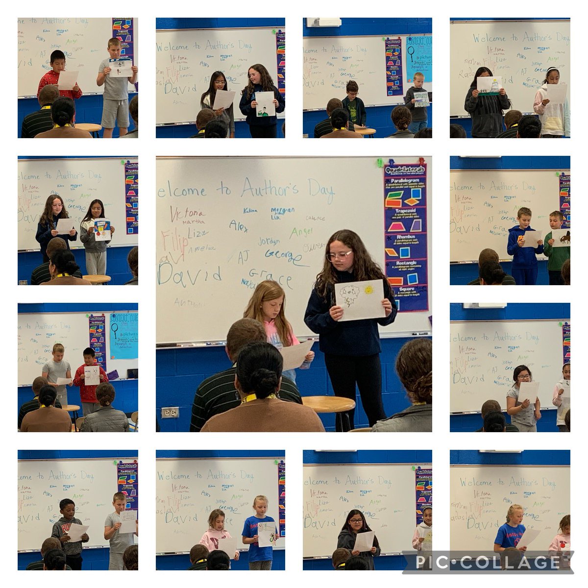 What an honor to be invited to <a href="/Vsuperlearners/">Sandy Vasilakos</a>’s Author Day! These students showed such creativity and truly brought their stories to life. Thanks for the invite, 3rd graders! #RossPride #Proud2BD23