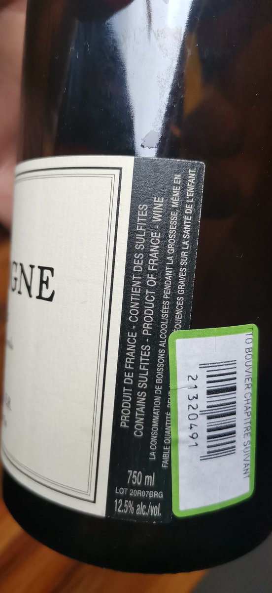 Malditovino's tweet photo. Bouvier Chapitre Suivant, pas mal. #Balderio y por cajas, te alegra el día. https://t.co/qIbwxB9dNg