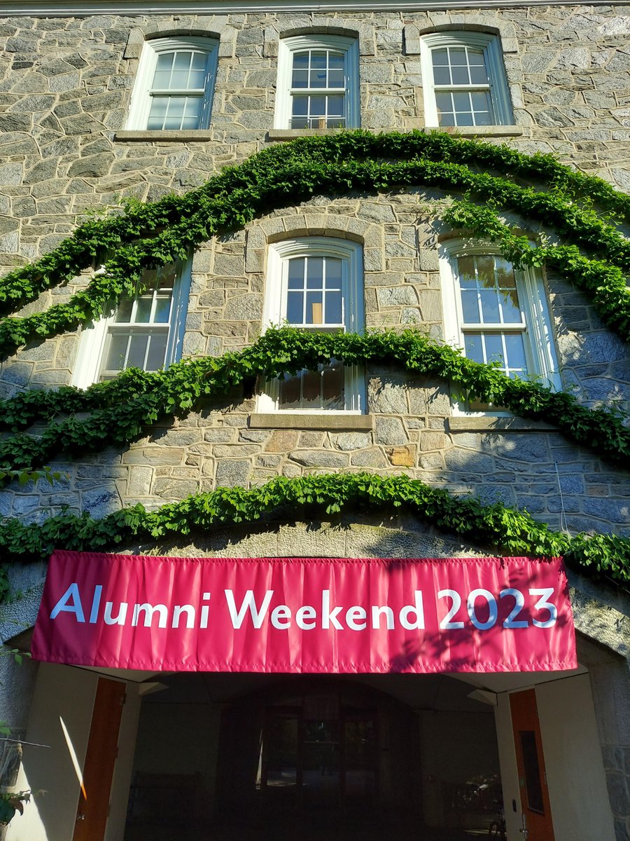 It was a real joy to get to hang out with a bunch of Peace and Conflict Studies alums during @swarthmorecollege Alumni Weekend. You're as awesome as you were back when (and more). Thanks for catching up. See you next time. Don't be a stranger.