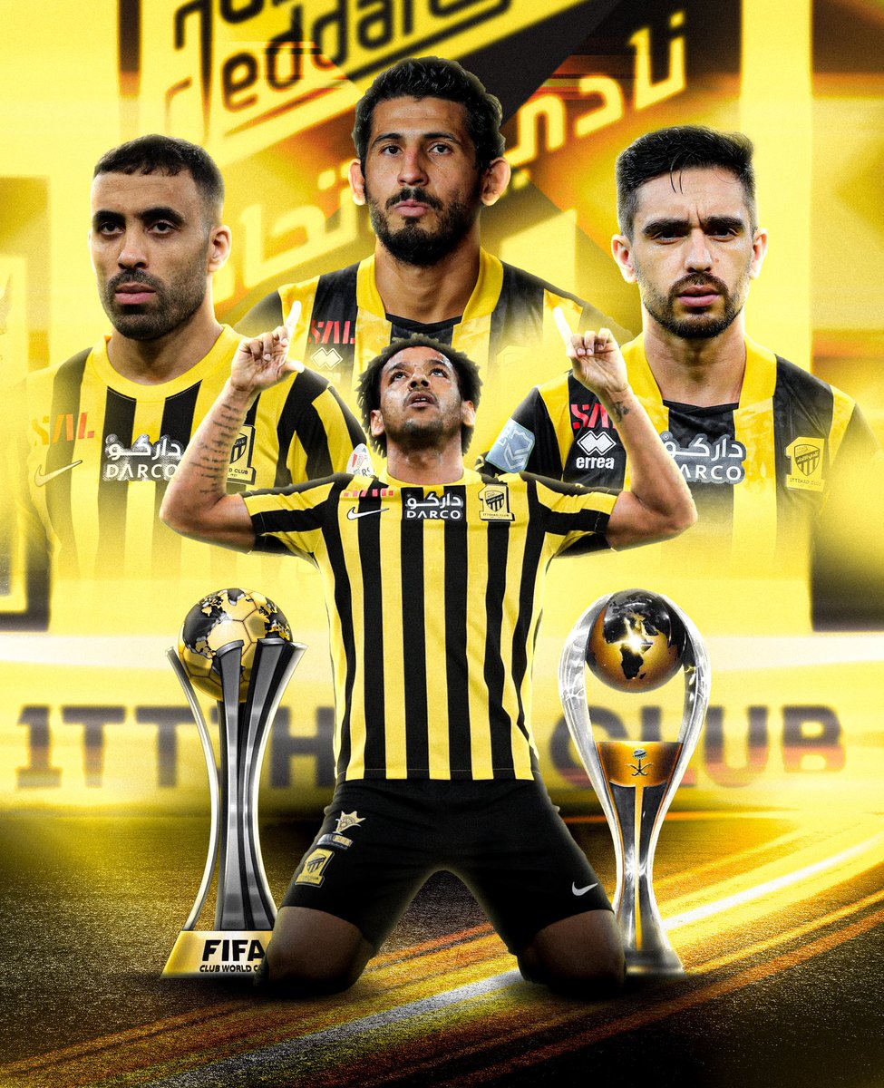 🚨#عاجل| الاتحاد يتوج بلقب دوري روشن قبل جولة من نهايته، ويضمن المشاركة في كأس العالم للأندية 2023🏆🇸🇦