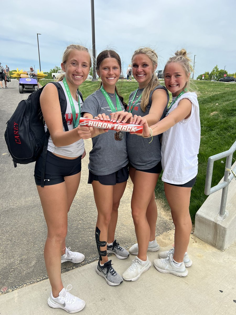 Tickets punched! 🎟🎟🎟🎟

Girls 4x100 team (SB - 50.22) of Jaden "Scary" Carey, Kyla Garbe, Kaylee Parker, and Eliana Cozzie are State bound, securing an at-large bid placing 5th!

🐯⚡️🐯

<a href="/RegisterSports/">Register Sports</a> <a href="/BCSNErie/">BCSN Erie</a> @BillyHeyen
