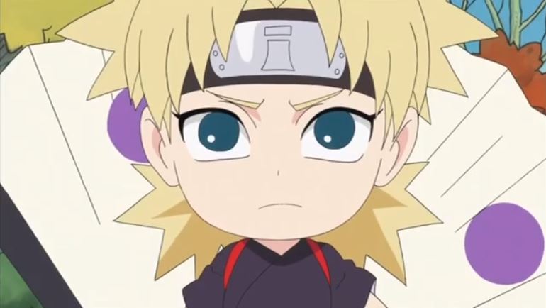Temari Chibi in Rock Lee SD