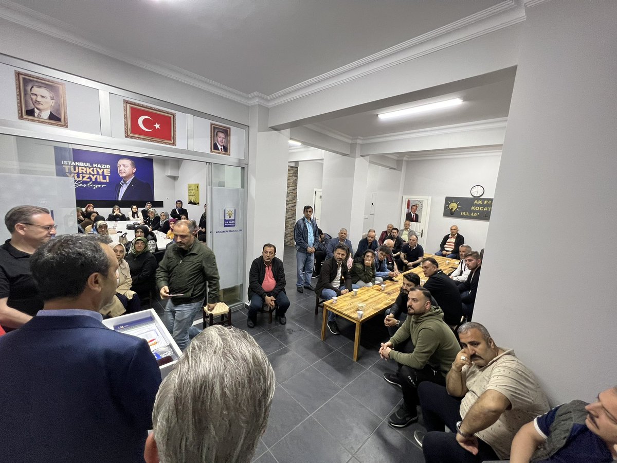 Demokrasi şölenini yaşamaya Bayrampaşa hazır…

Kocatepe mahallemizin sandık yönetim kurulu üyeleri, okul ve kat sorumlularımız ile buluştuk. 

#TürkiyeYüzyılı başlıyor. 
<a href="/erkankandemir/">Erkan Kandemir</a> <a href="/osmannnurika/">Osman Nuri Kabaktepe</a> <a href="/atilaaydiner/">Atila Aydıner</a> <a href="/Akparti/">AK Parti</a>