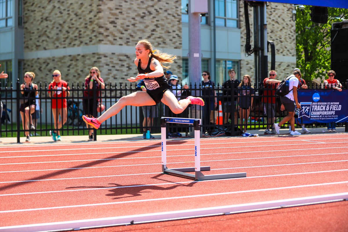GustieAthletics's tweet photo. 𝐂𝐄𝐑𝐓𝐈𝐅𝐈𝐄𝐃 𝐆𝐎𝐀𝐓. 🐐 

Birgen Nelson, with a second place finish in the 400-hurdles, earns her eighth All-American honor. Nelson finishes her career as the most decorated Gustie track athlete in program history. https://t.co/r1klXfGd6U