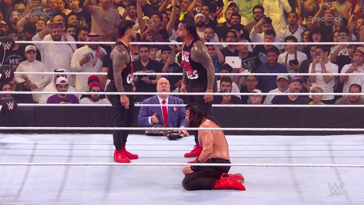 #TheUsos are done with #RomanResigns and the #TheBloodline #WWENOC