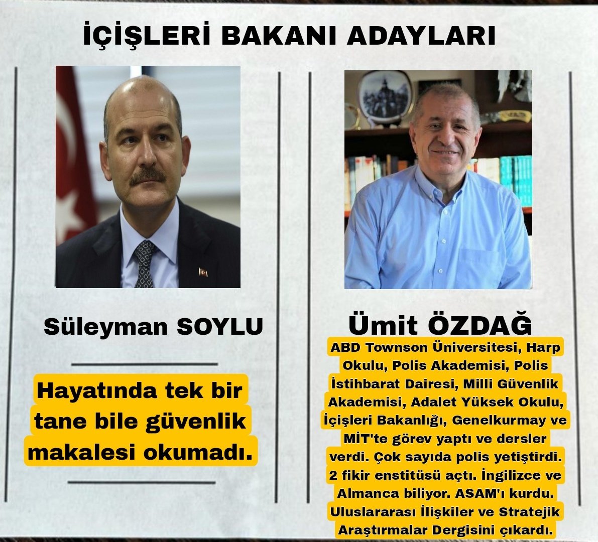 Zafer yakın meşaleri yakın #SeniİçişleriBakanıYapacağız
