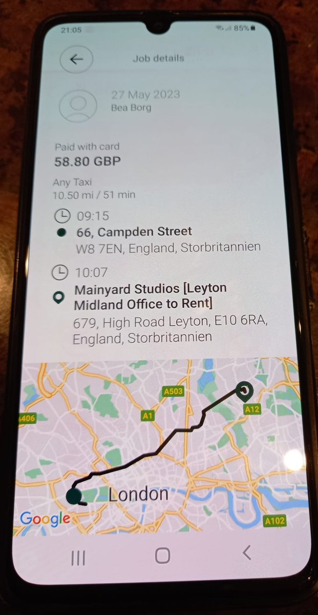 Taxiapp one hundred percent in my bin not 80% or 85% as from Gett and Freenow . Who is being mugged you or l 
Taxiapp 100% of fare on every  fare you do   not rocket science just simple maths and not sharing with miniscabs .