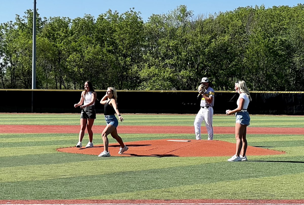 Thanks to Farmers Mutual Hail Insurance Co. of Iowa  for sponsoring our First Pitch program. Carley, Sadie and Lily for doing a great job on the first pitches.