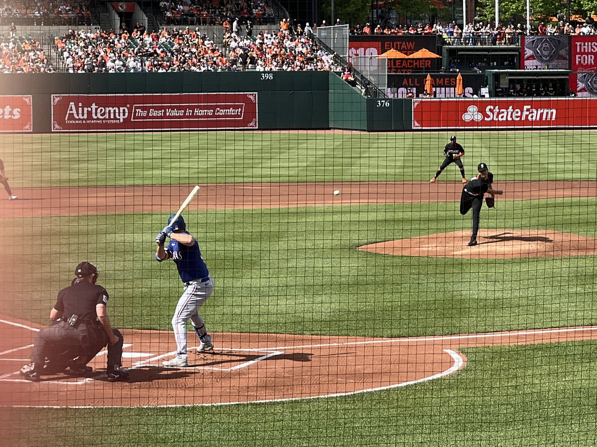 MLB Trip 2023 - Game 7
<a href="/Rangers/">Texas Rangers</a> at <a href="/Orioles/">Baltimore Orioles</a> 
Finale In Baltimore 
Park count: 22/30 ⚾️