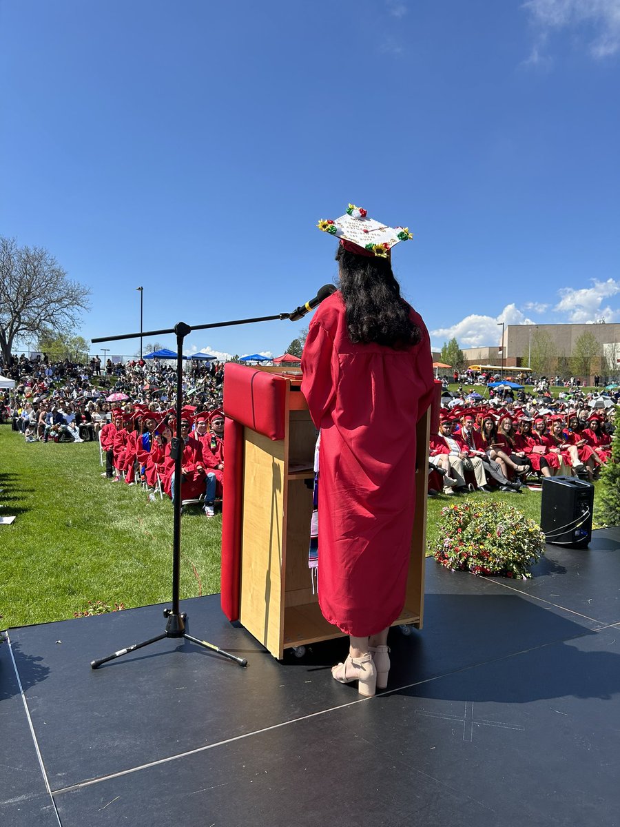 It was beautiful morning for a great graduation! Congratulations Skyline Class of 2023! @SVVSDsupt @KarlaAllenbach #FalconFamily