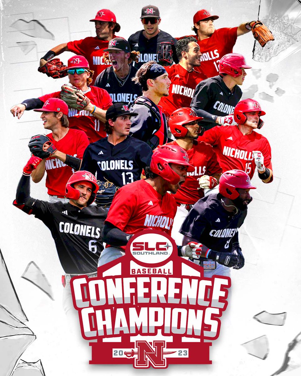 Congrats @Nicholls_BSB on winning the Southland Conference Tourney! #GoColonels