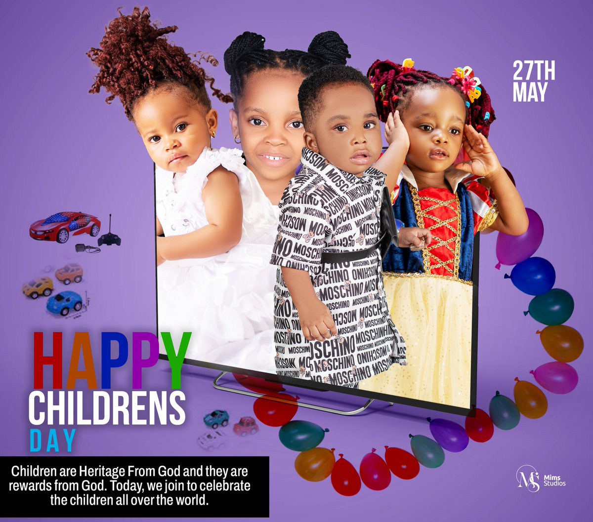 MimsStudios's tweet photo. Children are Heritage From God and they are rewards from God. Today, we join to celebrate the children all over the world.

#twitterstreets 
#photography #studio #studiophotography #smile #clean #vibes #tiktok #instagram  #retouching #retouch #retoucher #dance #twitter https://t.co/uM6QsD5LvS