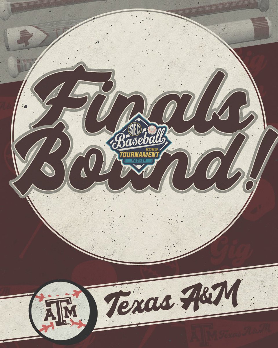 👍 FINALS BOUND‼️ 

No. 10 <a href="/AggieBaseball/">Texas A&M Baseball</a> becomes the first double-digit seed in SEC Tournament history to reach the title game!

#SECBSB x #SECTourney