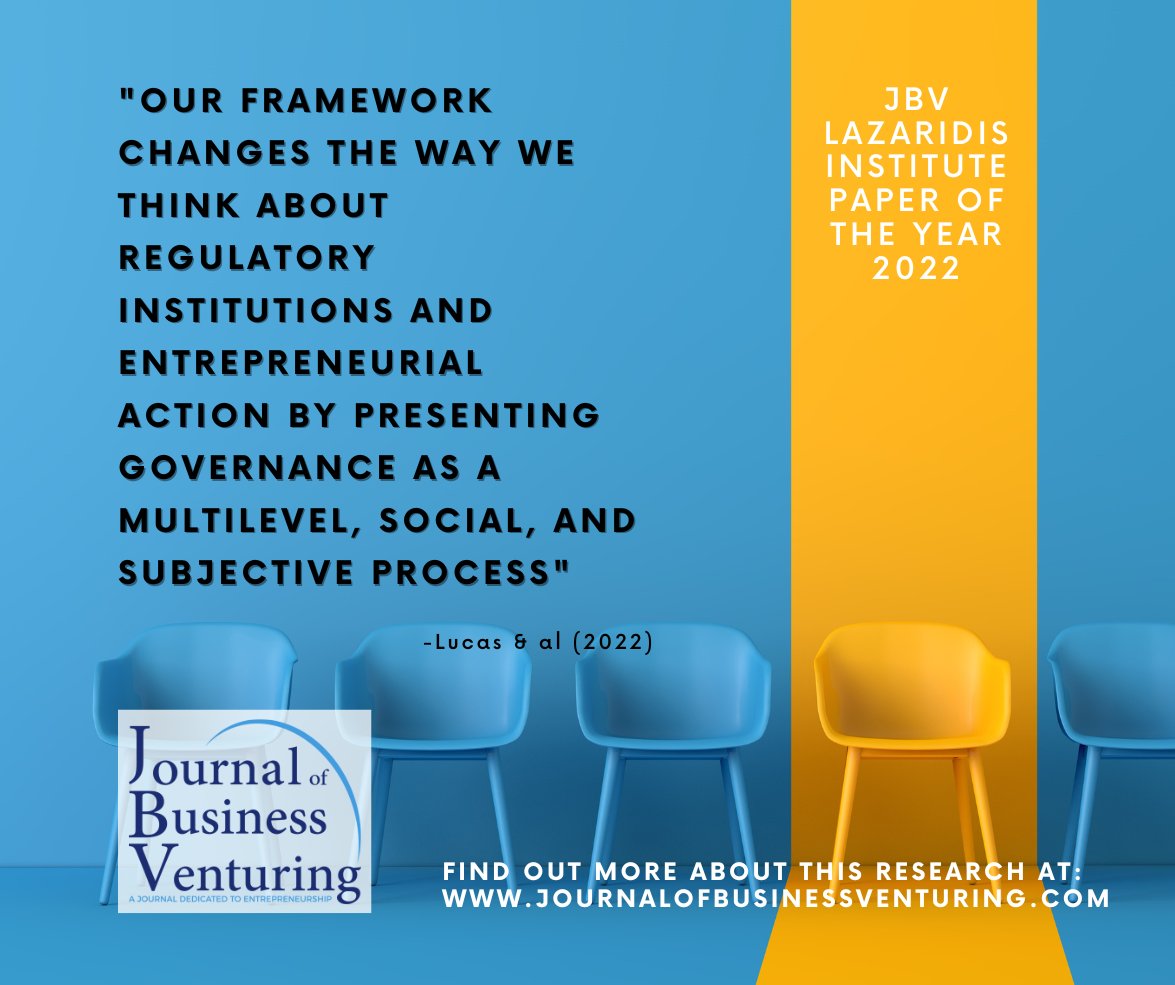 Journal of Business Venturing (JBV) tweet media