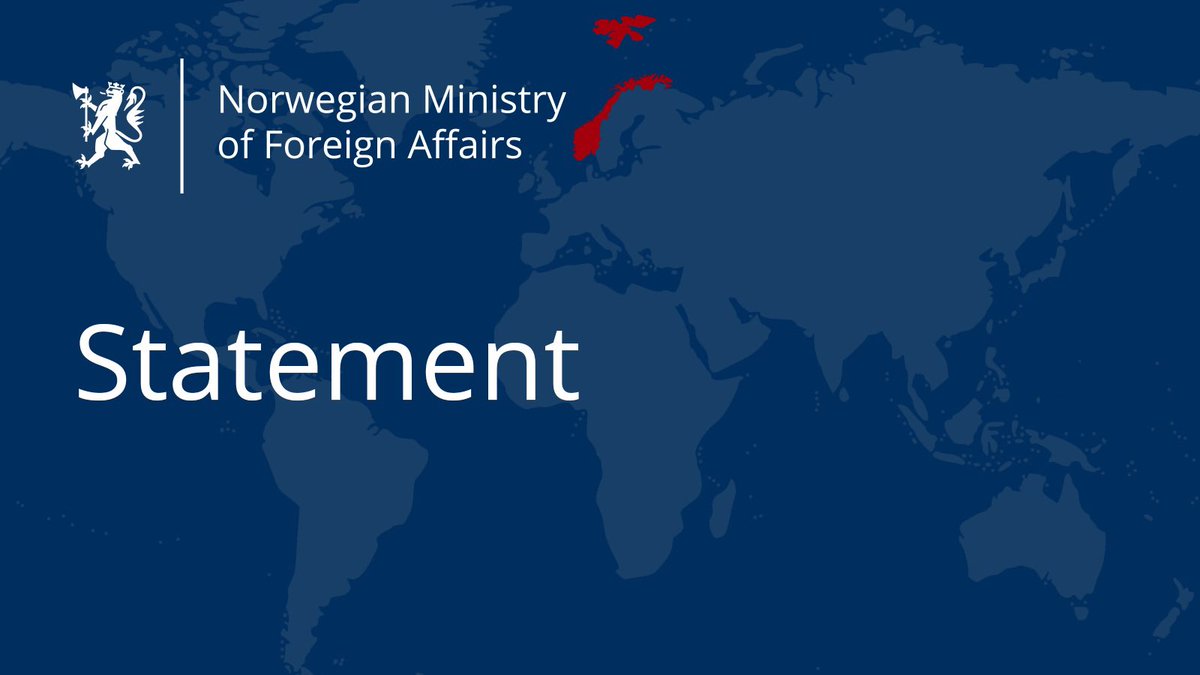 🇳🇴 greatly values its partnership with the @UN and SRSG @volkerperthes in our joint work to support the Sudanese people. We are surprised and concerned by the letter calling for SRSG Perthes' replacement. @UNITAMS continues to have Norway's full confidence