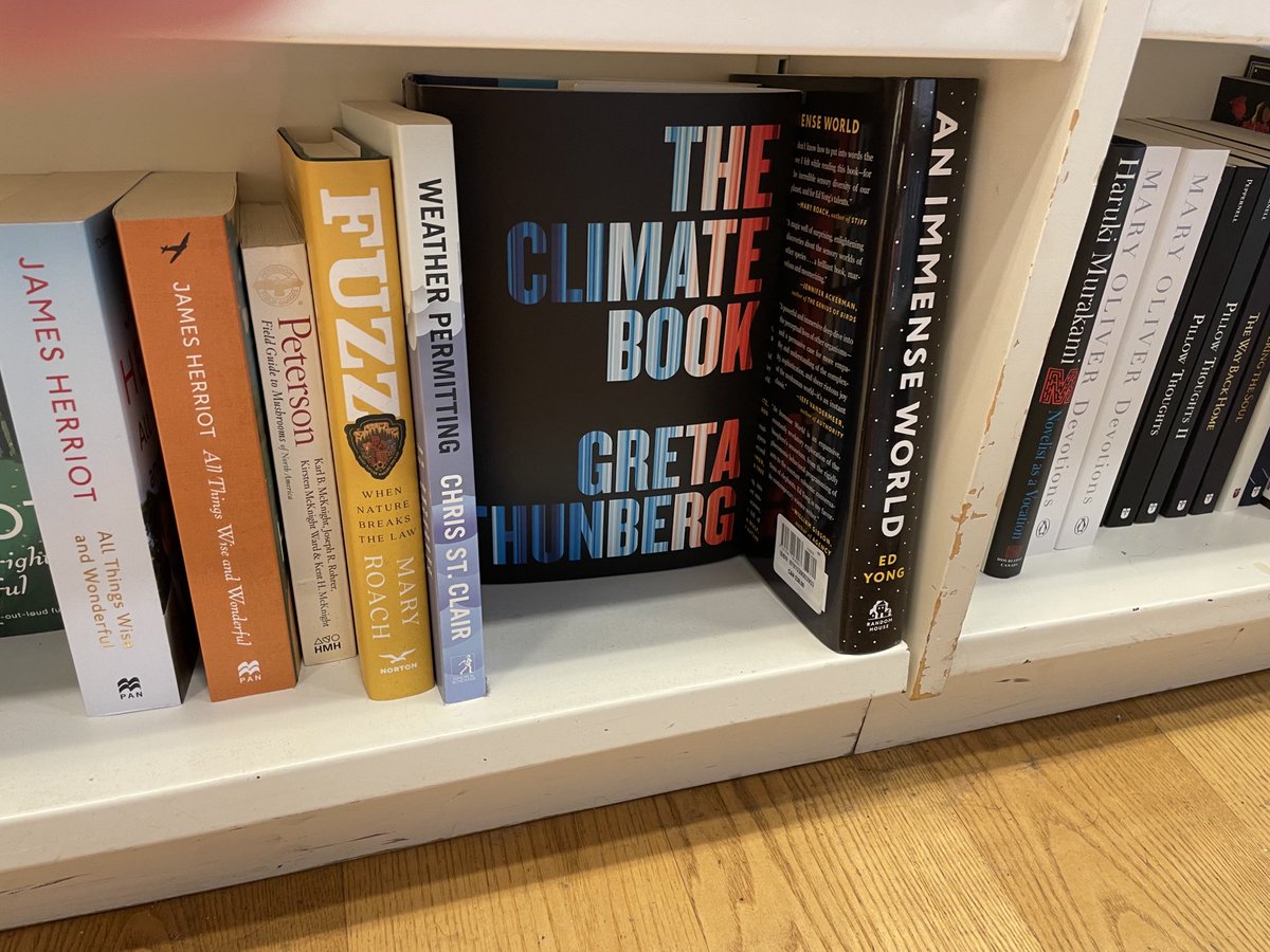 Hey ⁦@chaptersindigo⁩ at Cole's in Abbotsford it appears that you only have two books on #climateChange in the whole store. 

Would you like some recommendations so your stores are better stocked?
