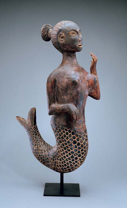 introducing ‘mami wata’, ‘yemoja’, or ‘yemaya’. she is a yoruba deity. her name is a contraction of the yoruba words ‘yeye’ meaning ‘mother’ and ‘eja’ meaning ‘fish’ and ‘omo’ meaning ‘child/children’. roughly translating to ‘mother of fishes’.