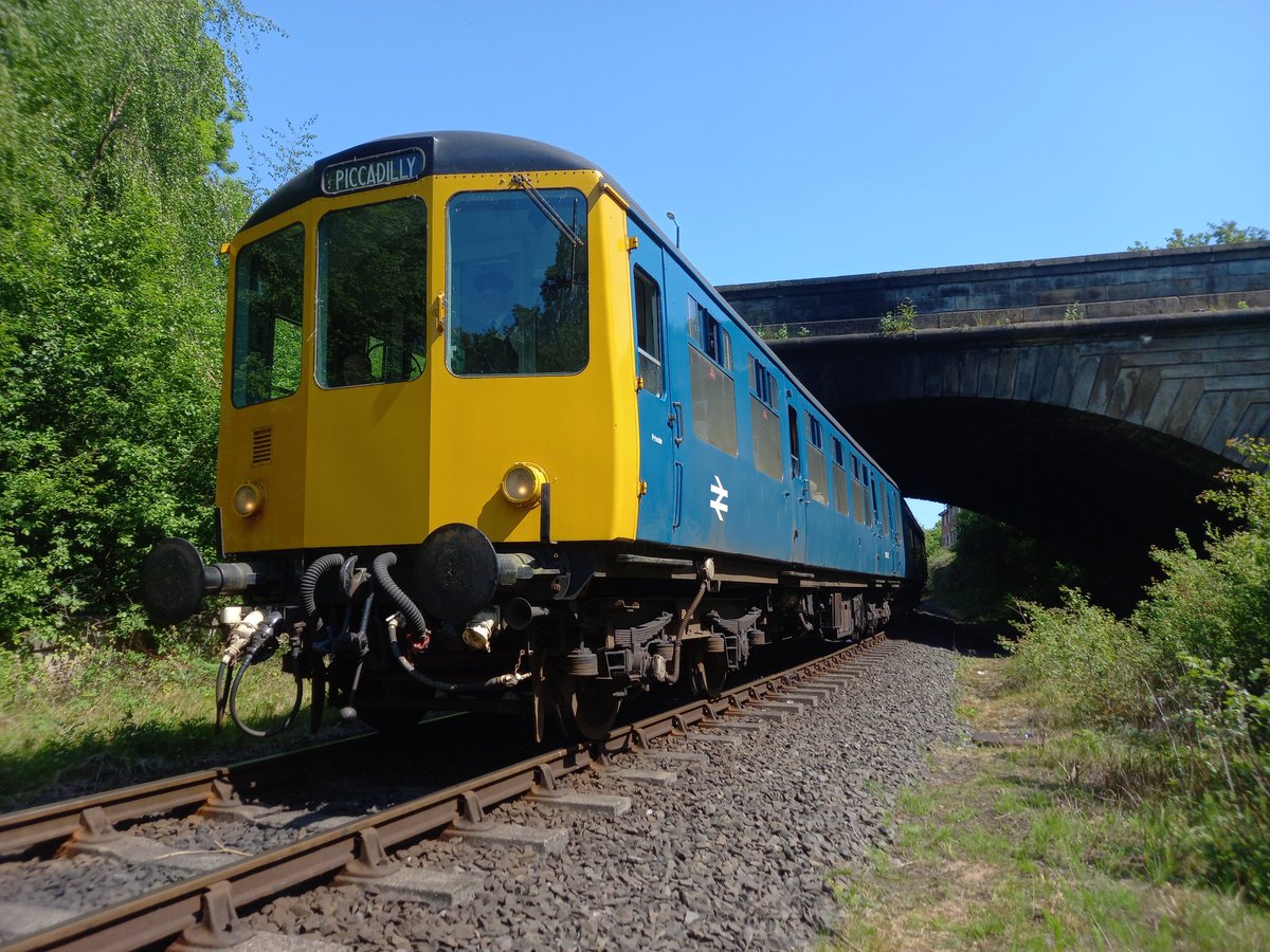 kippingjim's tweet photo. Driving turn No300 today, didn't realise! Splendid traction for it. Everything from Diner Shunts to Santas, Works Trains, Galas, Film jobs .. allsorts .. a privilege always. Just over 17,500 footplate miles so far on our 12 mile railway! @elrdiesel @eastlancsrly @ELRPSociety https://t.co/mLeJZFcwm8