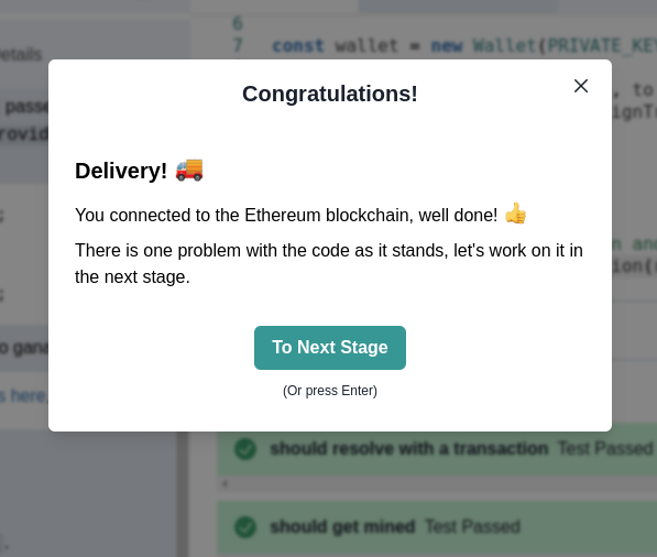 tanja_codes's tweet photo. Day 27 of #30DaysofSolidityLW3 w/
@LearnWeb3DAO
Day 33 of #100DaysOfSolidity
Made more progress on week 3 of Alchemy University's Ethereum Developer Bootcamp. Today's topic: Frontend libraries, sending transactions with ethers.js
#100DaysOfCode https://t.co/Qji8iUHNEw