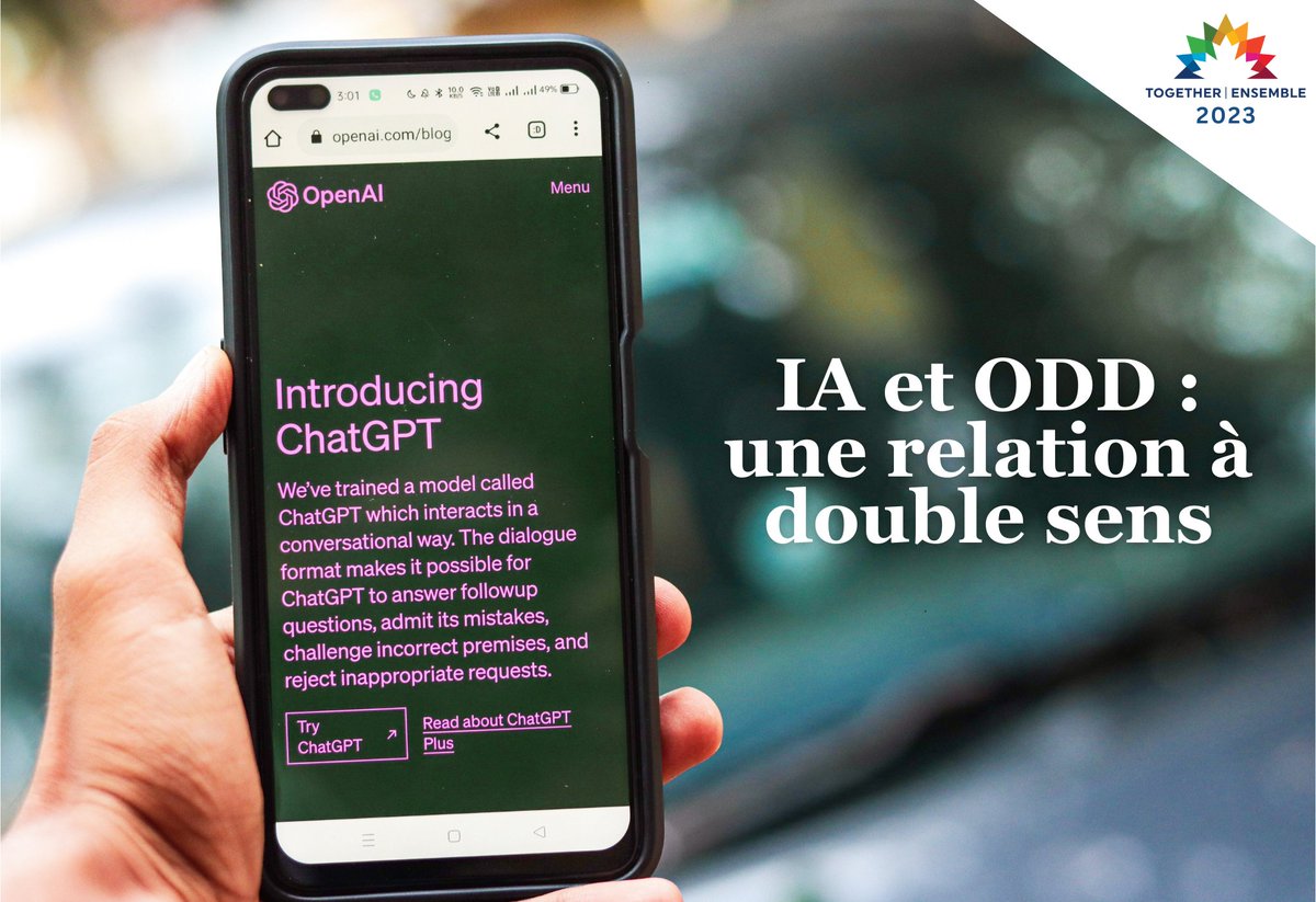 ⭐️❤️‍🔥 ENREGISTRER MAINTENANT POUR TOGETHER | ENSEMBLE – #IA & #ODD : une relation à double sens présenté par l’@universitelaval  + Centre Interdisciplinaire De Recherche En Opérationnalisation Du Développement Durable (CIRODD) ❤️‍🔥⭐️

#TogetherEnsemble #TogetherEnsemble2023