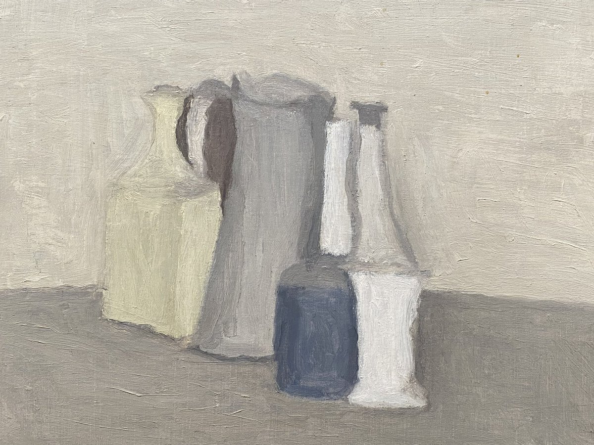 sujculture's tweet image. That’s why you’ll always find him in the kitchen at parties /You will always find him in the kitchen at parties
🎨#GiorgioMorandi🇮🇹 🎟#EstorickCollection @Estorick 💻Review theguardian.com/artanddesign/2…