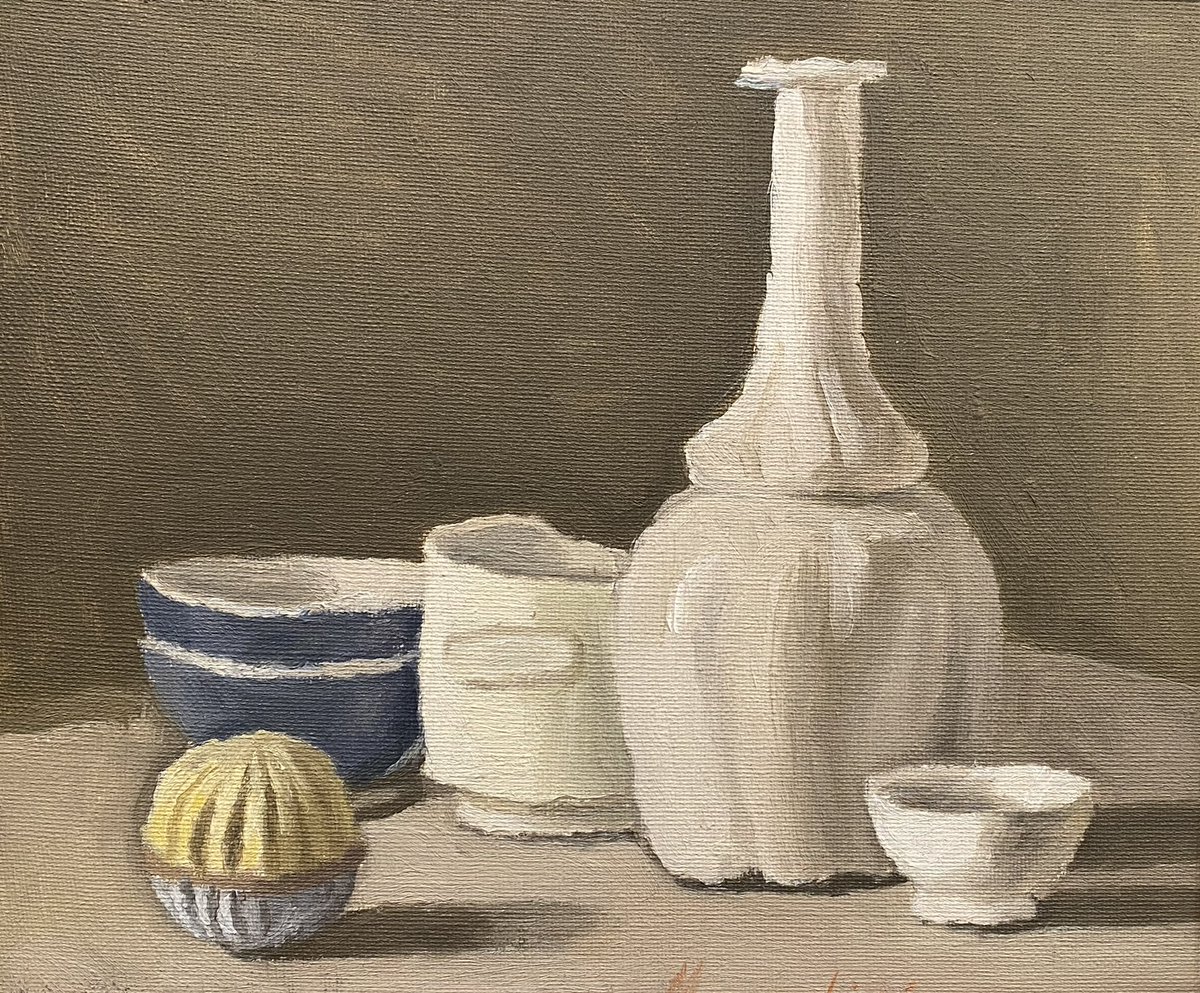sujculture's tweet image. That’s why you’ll always find him in the kitchen at parties /You will always find him in the kitchen at parties
🎨#GiorgioMorandi🇮🇹 🎟#EstorickCollection @Estorick 💻Review theguardian.com/artanddesign/2…