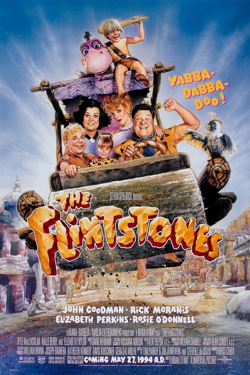 Yabba -Dabba-Doo! 🥳

Steven Spielrock’s “The Flintstones” opened today in 1994 B.C.! 🎂 🦖